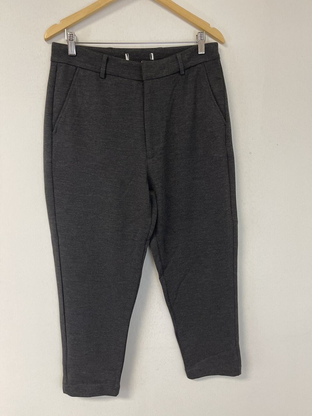 Alex Carrot Pants Mens 27x25 Gray Slacks Career Business Chino N201